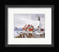 Winter Lighthouse Fine Art Print