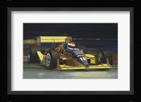 Yellow Race Car Fine Art Print