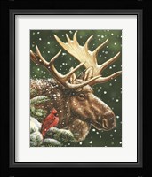 Winter Moose Fine Art Print