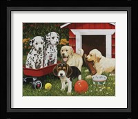 Puppy Playmates Fine Art Print