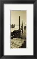 Gondola and San Marco Antique Framed Print