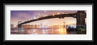 Brooklin Bridge Pano 1 Fine Art Print
