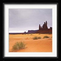 Monument Valley Panorama 1 2 of 3 Fine Art Print