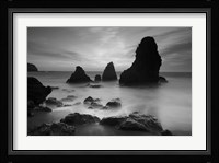 Rodeo Beach I, Black and White Fine Art Print