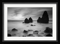 Rodeo Beach II, Black and White Fine Art Print