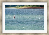 Wind surfer in a lake, Arenal Lake, Guanacaste, Costa Rica Fine Art Print