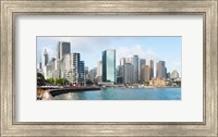 Apartment buildings and skyscrapers at Circular Quay, Sydney, New South Wales, Australia 2012 Fine Art Print