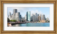 Apartment buildings and skyscrapers at Circular Quay, Sydney, New South Wales, Australia 2012 Fine Art Print