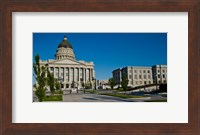 Facade of a Government Building, Utah State Capitol Building, Salt Lake City, Utah Fine Art Print