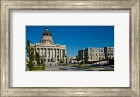 Facade of a Government Building, Utah State Capitol Building, Salt Lake City, Utah Fine Art Print