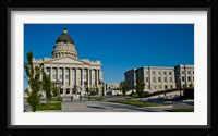 Facade of a Government Building, Utah State Capitol Building, Salt Lake City, Utah Fine Art Print
