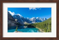 Moraine Lake at Banff National Park in the Canadian Rockies near Lake Louise, Alberta, Canada Fine Art Print