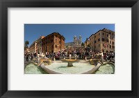 Fontana Della Barcaccia at Piazza Di Spagna, Rome, Lazio, Italy Fine Art Print