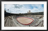 Ancient amphitheater in a city, Arles Amphitheatre, Arles, Bouches-Du-Rhone, Provence-Alpes-Cote d'Azur, France Fine Art Print