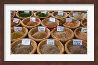 Spices for Sale in a Weekly Market, Arles, Bouches-Du-Rhone, Provence-Alpes-Cote d'Azur, France Fine Art Print