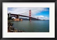 Golden Gate Bridge viewed from Marine Drive at Fort Point Historic Site, San Francisco Bay, San Francisco, California, USA Fine Art Print