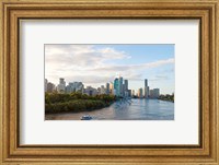 Buildings at the waterfront, Brisbane, Queensland, Australia Fine Art Print