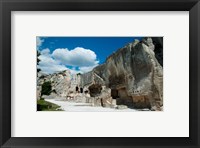 Ruins of a fortress, Les Baux-de-Provence, Bouches-Du-Rhone, Provence-Alpes-Cote d'Azur, France Fine Art Print