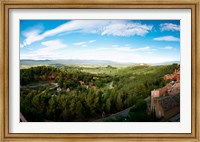 Clouds over a field, Roussillon, Vaucluse, Provence-Alpes-Cote d'Azur, France Fine Art Print