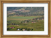 Aerial view of a town, Park City, Utah, USA Fine Art Print