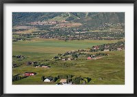Aerial view of a town, Park City, Utah, USA Fine Art Print
