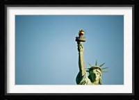 Low angle view of the Statue Of Liberty, Liberty Island, New York City, New York State, USA Fine Art Print
