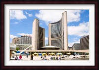Toronto City Hall, Nathan Phillips Square, Toronto, Ontario, Canada Fine Art Print