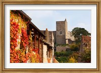 Castle on a hill, Brancion, Maconnais, Saone-et-Loire, Burgundy, France Fine Art Print