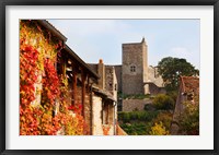 Castle on a hill, Brancion, Maconnais, Saone-et-Loire, Burgundy, France Fine Art Print