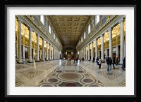 Tourists at a church, Santa Maria Maggiore Church, Rome, Lazio, Italy Fine Art Print
