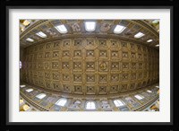 Ceiling details of a church, St. Peter's Basilica, St. Peter, Chains, Rome, Lazio, Italy Fine Art Print
