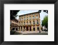 Facade of a building, Place Forbin, Cours Mirabeau, Aix-En-Provence, Bouches-Du-Rhone, Provence-Alpes-Cote d'Azur, France Fine Art Print