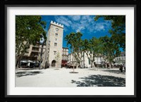 Buildings in a town, Place Saint-Jean le Vieux, Avignon, Vaucluse, Provence-Alpes-Cote d'Azur, France Fine Art Print
