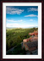 Buildings in a town, Roussillon, Vaucluse, Provence-Alpes-Cote d'Azur, France Fine Art Print