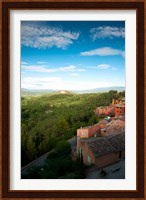 Buildings in a town, Roussillon, Vaucluse, Provence-Alpes-Cote d'Azur, France Fine Art Print