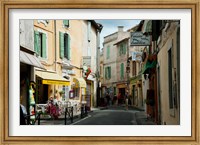 Buildings along a street, Rue Porte de Laure, Arles, Bouches-Du-Rhone, Provence-Alpes-Cote d'Azur, France Fine Art Print