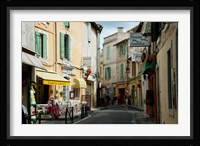 Buildings along a street, Rue Porte de Laure, Arles, Bouches-Du-Rhone, Provence-Alpes-Cote d'Azur, France Fine Art Print