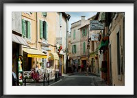 Buildings along a street, Rue Porte de Laure, Arles, Bouches-Du-Rhone, Provence-Alpes-Cote d'Azur, France Fine Art Print