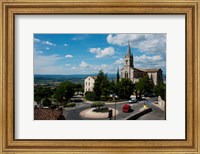 High angle view of a church, Bonnieux, Vaucluse, Provence-Alpes-Cote d'Azur, France Fine Art Print