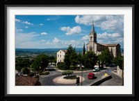 High angle view of a church, Bonnieux, Vaucluse, Provence-Alpes-Cote d'Azur, France Fine Art Print