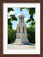 Roman mausoleum at Glanum, St.-Remy-De-Provence, Bouches-Du-Rhone, Provence-Alpes-Cote d'Azur, France Fine Art Print
