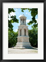 Roman mausoleum at Glanum, St.-Remy-De-Provence, Bouches-Du-Rhone, Provence-Alpes-Cote d'Azur, France Fine Art Print