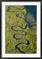 Aerial view of a stream, Park City, Utah, USA Fine Art Print