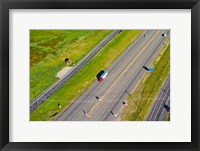 Traffic on highway, Interstate 80, Park City, Utah, USA Fine Art Print