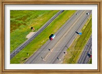 Traffic on highway, Interstate 80, Park City, Utah, USA Fine Art Print