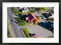 High angle view of buildings in a town, Park City, Utah, USA Fine Art Print