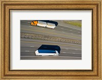 Trucks moving on a highway, Interstate 80, Park City, Utah, USA Fine Art Print