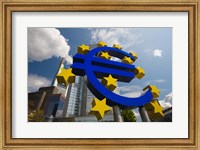 Euro Sign, Frankfurt, Germany (horizontal) Fine Art Print