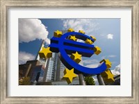 Euro Sign, Frankfurt, Germany (horizontal) Fine Art Print