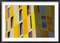 Low angle view of a youth hostel building, Jugendherberge Bremen, Bremen, Germany Fine Art Print